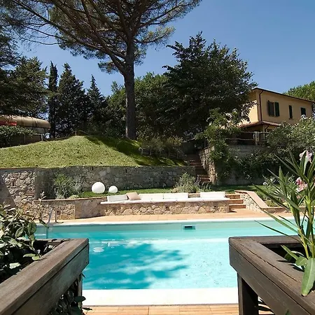 Stunning Country House Overlooking Tuscany Hills Lorenzana Esterno foto